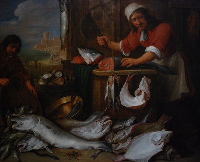 Fishmonger by David Teniers the Elder